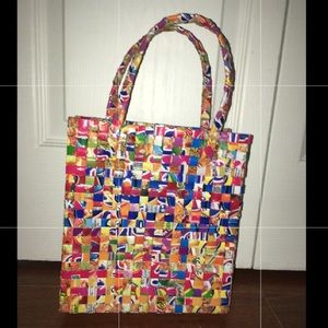 Candy Wrapper Knitted Bag